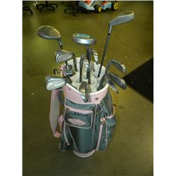 GOLF CLUBS AND BAG