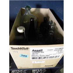 BOX VINTAGE BOTTLES