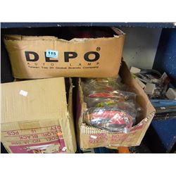 3 BOXES/2 TRAYS MISC HARDWARE