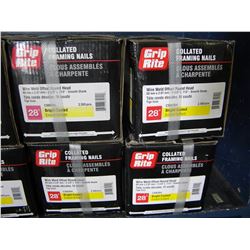 10 BOXES OF GRIP RITE 2-3/8" FRAMING NAILS