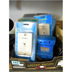 SANDER/BOX OF NEW DYNEX HI SPEED INTERNET FIXTURES