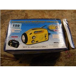 SOLAR POWERED RADIO LANTERN