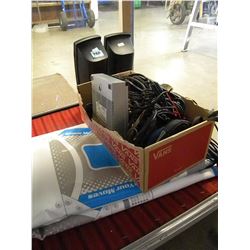 LOT OF MISC ELECTRONICS AND SPEAKERS