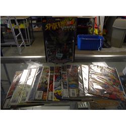 16 XFORCE COMICS AND SPIDERMAN TOY
