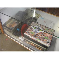 LOT OF VINTAGE GAMING CONSOLES AND MOVIES