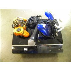 SONY PLAYSTATION 3 WITH CONTROLLERS AND MIC