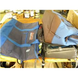 LOT OF BACKPACKS AND INSULATED CARRY BAGS