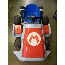 CHILDS PLASTIC MARIO GO KART