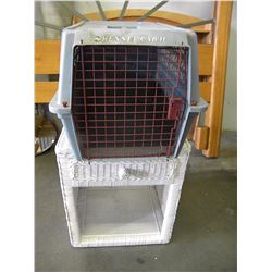 KENNEL AND RATTAN END TABLE