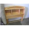 Image 1 : PINE BOOKCASE SINGLE HEADBOARD