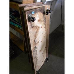 4 WOOD DOLLIES