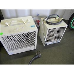 2 SMALL INDUSTRIAL HEATERS