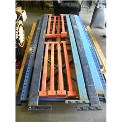 PALLET OF INDUSTRIAL WAREHOUSE RACKING