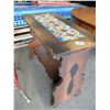 Image 1 : OAK MAGAZINE RACK/TELEPHONE TABLE