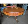 Image 1 : INLAYED CLAW FOOT COFFEE TABLE