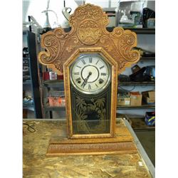 ANTIQUE GINGERBREAD MANTLE CLOCK