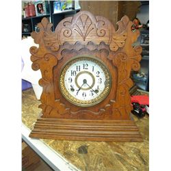 ANTIQUE GINGERBREAD MANTLE CLOCK