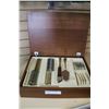 Image 1 : MODERN GERMAN CUTLERY SET IN WOOD CASE