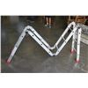 Image 2 : FEATHERLITE FOLDING ALUMINUM LADDER
