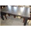 Image 1 : NEW HOME ELEGANCE RECTANGULAR DINING TABLE WITH JACK KNIFE LEAF FREIGHT DAMAGE TO CORNER