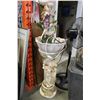 Image 1 : RESIN PEDESTLE FIGURAL FOUNTAIN