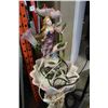 Image 2 : RESIN PEDESTLE FIGURAL FOUNTAIN