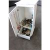 Image 2 : WHITE PAINTED JEWLLRY CABINET WITH CONTENTS