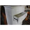 Image 2 : NEW HOME ELEGANCE WHITE 5-DRAWER CHEST OF DRAWERS SURFACE SCRATCH ON TOP RETAIL $799