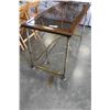 Image 2 : METAL BASE GLASS TOP DESK