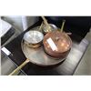 Image 1 : LOT OF COPPER POTS