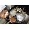 Image 2 : LOT OF COPPER POTS