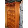 Image 2 : SOLID PINE COTTAGE STYLE BOOKSHELF WITH WAINSCOTTING BACK