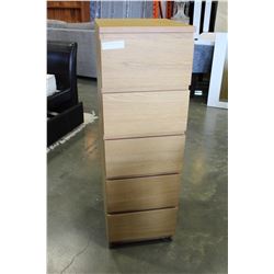 Ikea Malm 5 Drawer Lingerie Chest