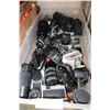 Image 1 : LARGE TRAY OF CAMERAS AND LENSES