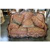 Image 1 : LARGE OVER SIZED HIGHLY CARVED LOVESEAT