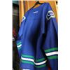 Image 2 : HOCKEY BANNER AND CANUCKS JERSEY