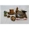 Image 1 : MIEXICAN LIDDED BOX AND OTHER COLLECTIBLES