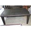 Image 2 : NEW HOME ELEGANCE RECTANGULAR DINING TABLE WITH JACK KNIFE LEAF FREIGHT DAMAGE TO CORNER