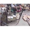 Image 1 : METAL BIN WITH WHEELS