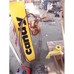 VINTAGE WROUGHT IRON WOOD LOG HOLDER