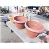 Image 1 : LARGE PLANT POTS - 3 TTL