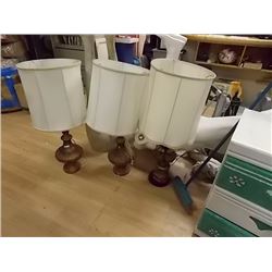 UGLY GOLD LAMPS - 3 TTL