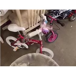 CHILD'S BIKE - WHITE SEAT