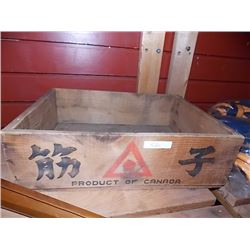 VINTAGE WOOD CRATE