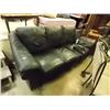 Image 1 : BLACK LEATHER COUCH