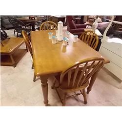 SOLID WOOD TABLE WITH 4 CHAIRS