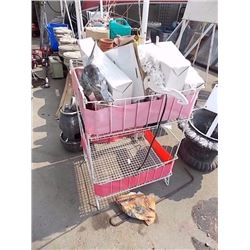 DOUBLE DISPLAY BIN & CONTENTS