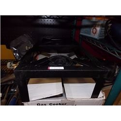 NEW PROPANE BURNER - DOUBLE SIDE-BY-SIDE INCLUDES HOSE & REGULATOR