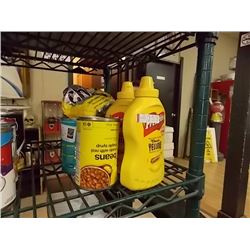 ASSORTED FOOD - BEANS, MUSTARD, & MORE - 12 TTL