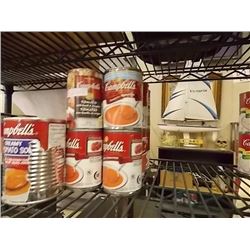 ASSORTED CANS OF SOUP - 18 TTL